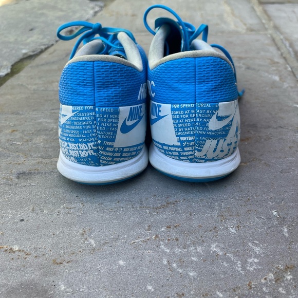 NIKE MERCURIAL VAPOR 13 ACADEMY INDOOR BOOTS - BLUE/WHITE - Picture 3 of 11